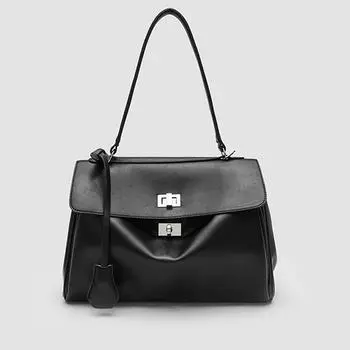 Сумки-тоуты для женщин, сумочка-кошелек в винтажном стиле с замком для мотоциклистов и байкеров, для поездок на работу, через плечо