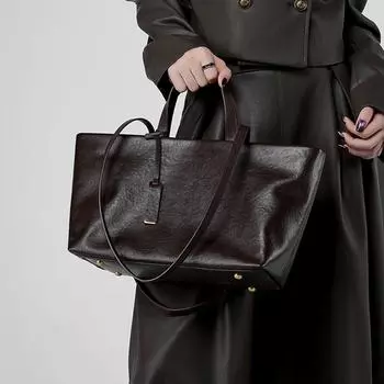 Сумки-тоуты из натуральной кожи для женщин, роскошные дизайнерские сумки большой вместимости для поездок на работу и обратно, женские сумки