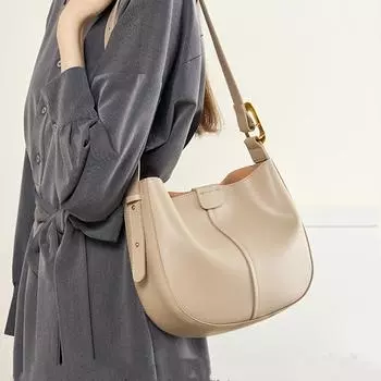 Сумки-ведра из натуральной кожи, маленькие, через плечо, для женщин, новые трендовые дизайнерские женские сумки-седла