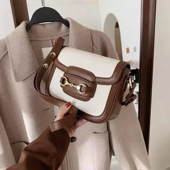 Сумки женские модные текстурированные наплечные сумки квадратные сумки в иностранном стиле с каменным узором белый