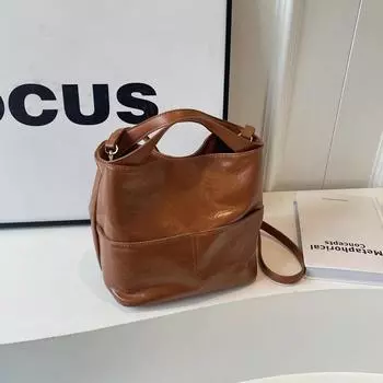 Сумки женские наплечные с нитью из полиуретана, роскошные сумки высокого качества для поездок на работу, женские сумки через плечо большой емкости