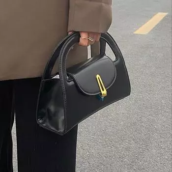 Сумки женские Роскошные дизайнерские женские сумки через плечо Высококачественная кожаная сумка через плечо Французский стиль Черная сумка