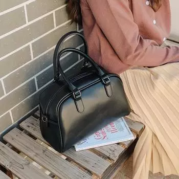 Сумки Женские сумки большой вместимости Сумки-мессенджеры для поездок на работу Женские сумки Нишевые сумки-тоут высокого класса чёрный