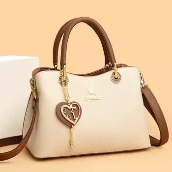 Сумки женские сумки Новинка 2024 года сумки через плечо женские сумки на плечо женские модные цветные женские сумки женские сумки бежевый