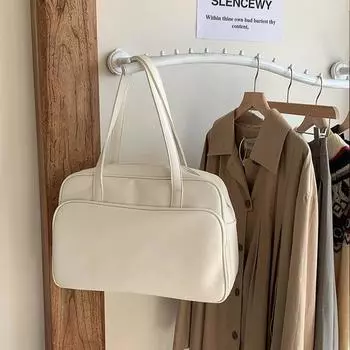 Сумки женские универсальные осенне-зимние сумки большой вместимости женская сумка премиум-класса Sense подмышечная сумка дорожная женская сумка через плечо слоновая кость