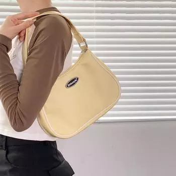 Сумки Женский день Commuter Повседневная универсальная сумка подмышкой 2024 Новая сумка-полумесяц Сумка через плечо жёлтый