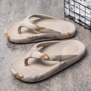Summer 2024 New Men Flip Flops Fashion Casual Slip On Lightweight Outdoor Slippers Unisex Beach Shoes Zapatillas Size 35-46 40-41 белый