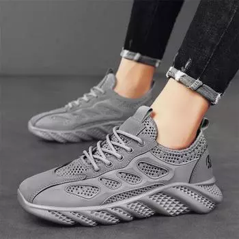 Summer 2025 new men s shoes breathable mesh sports and leisure shoes men s trendy shoes students teen dad shoes trend 39