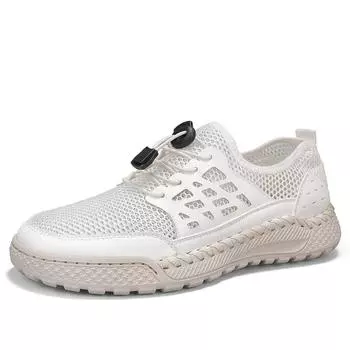Summer 2025 New One-Pedal Mesh Shoes Men s Light Lazy Sports Leisure Versatile Hollow Mesh Shoes 39