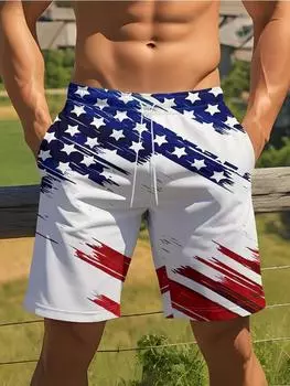 Summer 3D Printed new breathable and quick-drying men s fashion streetwear shorts that say no to stuffiness S