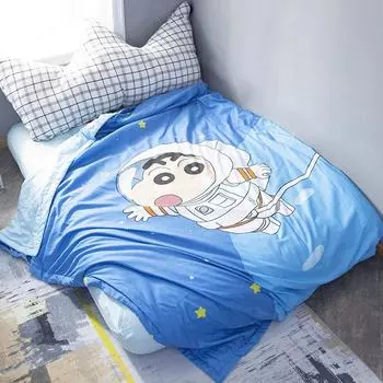 Летнее кондиционированное одеяло простыня мультфильм детское летнее прохладное одеяло для общежития машинная стирка 110*150 Single quilt