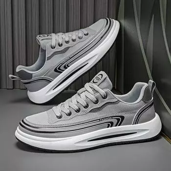 Summer and autumn live broadcast niche mesh low-top breathable board shoes retro Douyin 2024 trendy men s shoes catwalk tooling shoes men 39