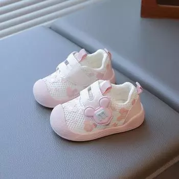 Summer Baby Toddler Shoes Single Mesh Hollow Girls Sports Shoes Cute Cartoon Baby Indoor Shoes 15