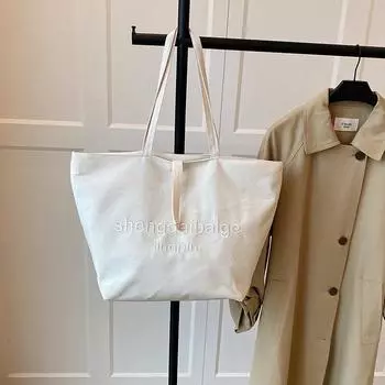 Summer big bag women s 2025 new fashion cloth bag large capacity cute tote bag shoulder bag чёрный