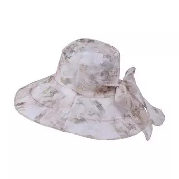 Summer Big Brim Sun-Proof Mom Hat Women s Outdoor Travel Breathable Beach Sun Hat Fashion Bow Sunhat 8760-beige [14cm big eaves sunscreen]]