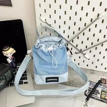 Summer Blazer Kettle Bag Women 2025 New Summer High Sense Shoulder Water Cup Bag Super Hot Mobile Phone Bag Blue
