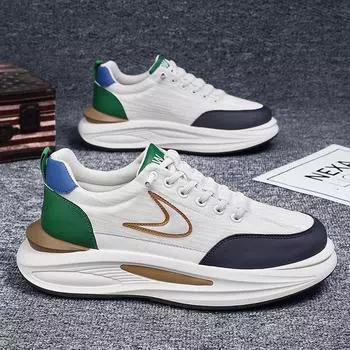 Summer board shoes men s thin breathable flat versatile white shoes sports cloth shoes casual one-pedal canvas white tide shoes 39