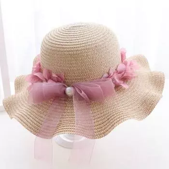 Летняя шляпа-бантик от солнца, женская элегантная широкополая шляпа, женские винтажные шляпы, соломенная пляжная шляпа бежевый