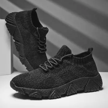Summer Breathable Men s Socks Shoes Casual Shoes Mesh Breathable Man Casual Shoes Fashion Newest Soft Sole Lightweight Men Sneakers 37