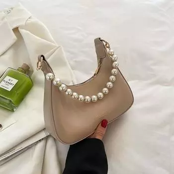 Summer Chain Fancy Niche Style Women s Shoulder Bag Khaki