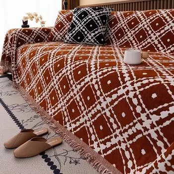 Летний шениль Этнический стиль Кемпинг Пикник Чехол для дивана Чехлы для дивана Чехлы для дивана Чехлы для дивана Коврики Пледы 180x130