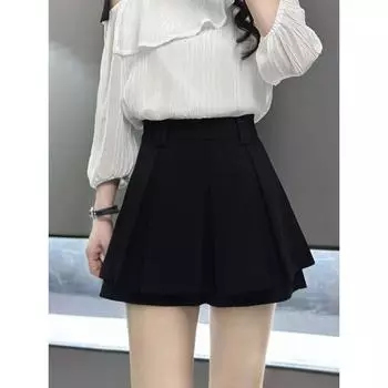 Summer Clothes Matching a Set of Korean-Style off-the-Shoulder Shirt Shorts Two-piece Set This Year s Popular Beautiful Suit Pants S(80-100)