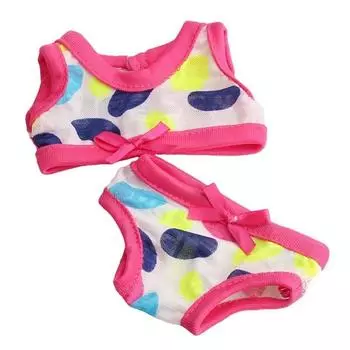 Summer Clothes Swimming Doll Clothes Swimwear Bathing Suit Bikini Fit 18 Inch Girl Doll Clothes