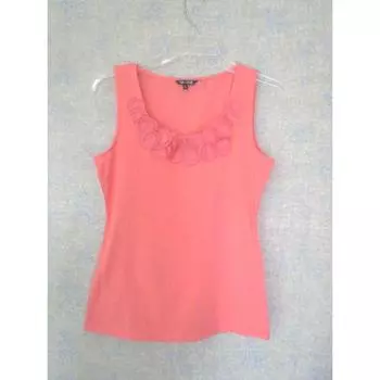 Summer Clothing European and American plus Size Women s Clothes Cotton Elastic Spike Flower Knitted Vest Base Clothing All-Matching Comfortable Red S