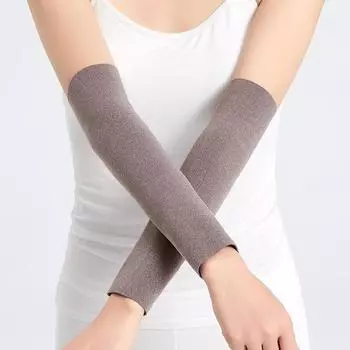 Summer Confinement Gloves Maternity Oversleeves Confinement Air-Conditioned Room Wristband Heattech Arm Protector Arm Joint Oversleeve Camel 30cm (no finger hole), L