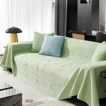 Летнее прохладное полотенце для дивана, полностью покрытый интегрированный чехол для дивана, однотонный простой чехол для дивана, ткань 180*130cm