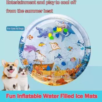 Summer cooling ice pad, water-filled ice pad, summer pet kennel large fun summer cooling cat and dog universal