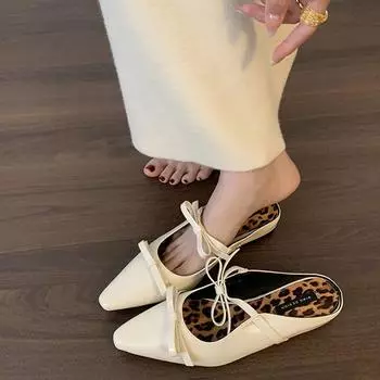 Summer Cover Toe Women Internal Elevation Mules Slippers Fashion Shallow Slip On Singbacks Shoes Ladies Party Dress Slides 35 зелёный