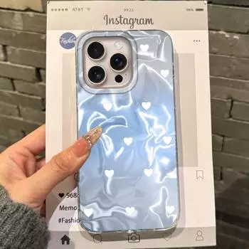 Summer Cute Heart Bow Cherry Girls Women Phone Case For Apple iphone 15 16 14 13 Pro Max 16e 12 11 7 8 Plus XR SE Fundas Cover iPhone 16