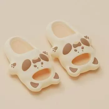 Summer Cute Woman Slippers Soft Shoes for Women 2024 Bathroom Sandals Cartoon Slides Kawaii Anime with Heel Bedroom Green Shoe Y 36