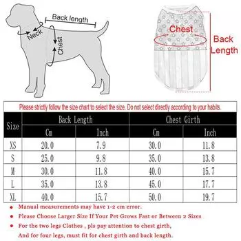 Summer Dog Clothes Independence Day Cooling Breathable Cloth Mesh Print Vest for Small Medium Dogs Cats Chihuahua Pug Clothing XS