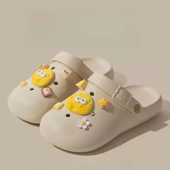 Summer Fashion Casual Cute Women s Slippers 36 слоновая кость