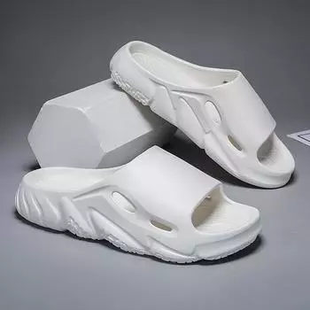 Летняя мода мужские классические сандалии мужские водонепроницаемые туфли из ЭВА новые мужские нескользящие уличные тапочки мужские удобные туфли для ванной 40-41