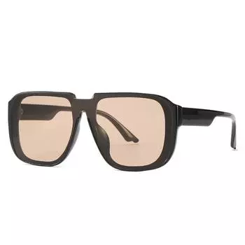 Летняя мода цельные ретро квадратные солнцезащитные очки UV400 винтажные ретро зеркальные очки женские мужские солнцезащитные очки с плоским верхом
