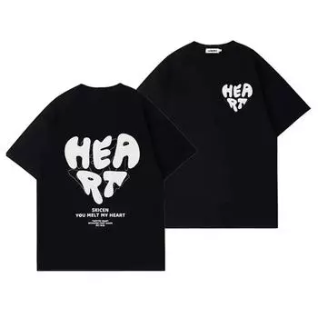 Summer Fashion Printing Men s T-shirt 100% Cotton Short Sleeve Tees Solid Color Brand Womems Tops T-Shirts S