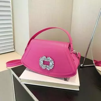 Летняя мода подмышки маленькая квадратная женская 2024 новая модная нишевая простая сумка через плечо модная ретро сумка-мессенджер женская чёрный