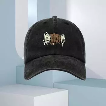 Summer fashion with printed baseball cap with money bag pattern, suitable for men s and women s outdoor equipment in all seasons