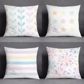 Summer Fresh Collection Pillow Gift Home Office Decoration Bedroom Sofa Car Cushion Cover Case 40x40cm