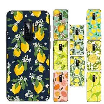 Summer green leaves fruit lemon Phone Case for Samsung A51 A30s A52 A71 A12 for Huawei Honor 10i for OPPO vivo Y11 cover Samsung A51