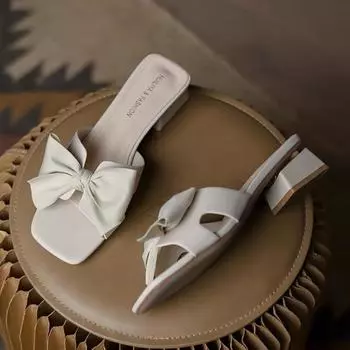 Summer high heels Slippers Women Luxury 2024 Outdoor Beach Female Flat Sandals Woman Trend Design Slides Shoes zapatos de mujer 35 дубильная кора