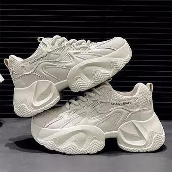 Summer High on Platform Mesh Breathable Ladies Footwear Vulcanized Shoe Sale 39 Offer Cheap Aesthetic Urban A H Women s Shoes 35