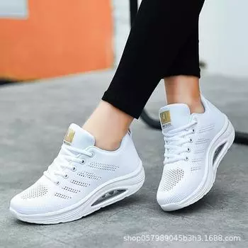 Summer hollow dance shoes square dance women s shoes travel shoes ghost step dance hollow flying woven shoes shuffle sports dancing shoes 35 белый