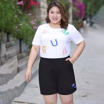 Summer Ice Silk Large-sized Sports Shorts and Quick-drying Sports Pants Are Fitness Cool and Breathable 3XL чёрный