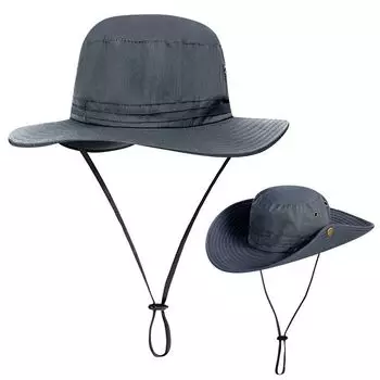 Summer Jean Fisherman Hat Outdoor Sun-Proof Hiking Women s Sun-Proof Hat Men s Fishing Hat UV-Proof Sun Hat Navy One hat, two to wear, cool for a long time