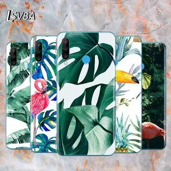 Summer Leaf Cactus Plants Soft TPU Silicone Cover For Huawei P40 P30 P20 Pro P10 P9 P8 Lite E Plus 2019 2017 Phone Case P8 Lite 2016