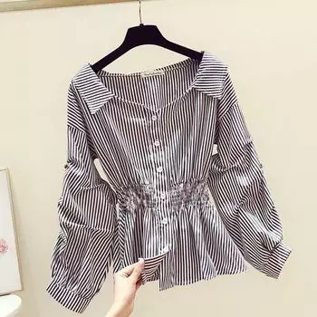 Summer Lim Shirts Slim Temperament Design Shirt Woman Women Blouse Blusas Para Mujer Korean Reviews Many Girls Clothes XXXL белый